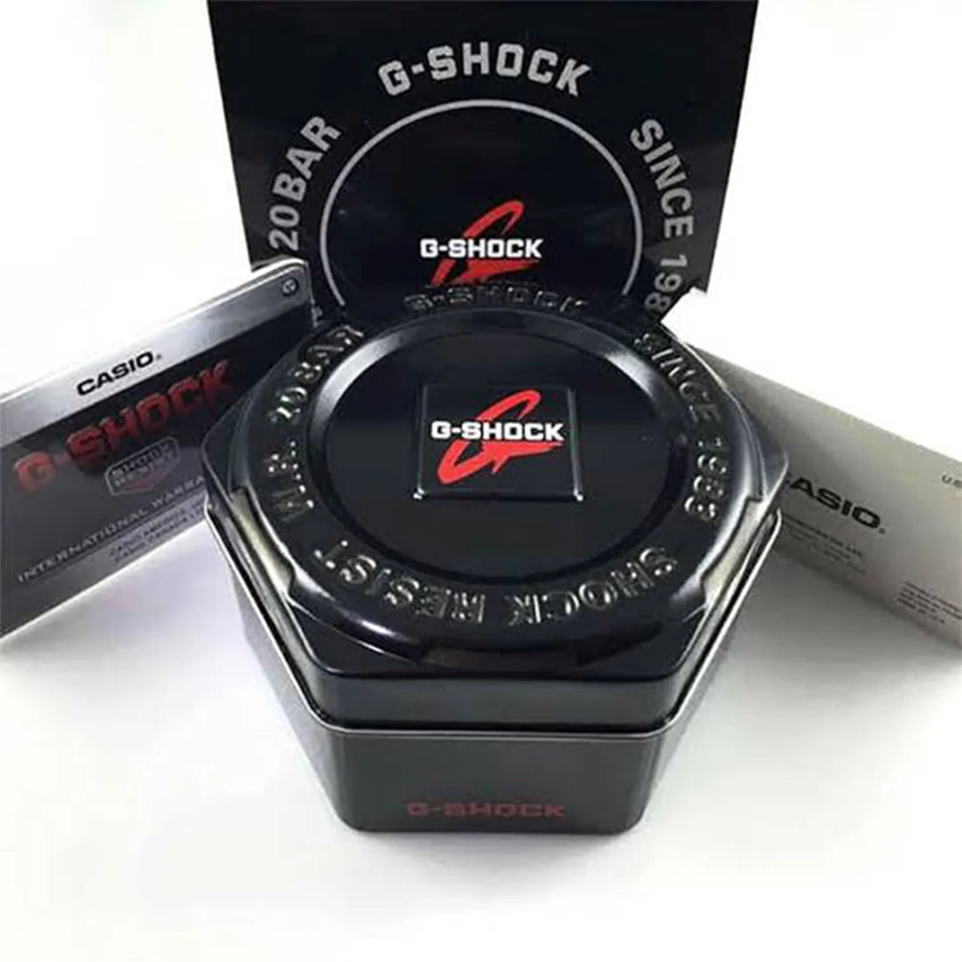 G-SHOCK 2100 D SILVER Dial Brown Strap Watch