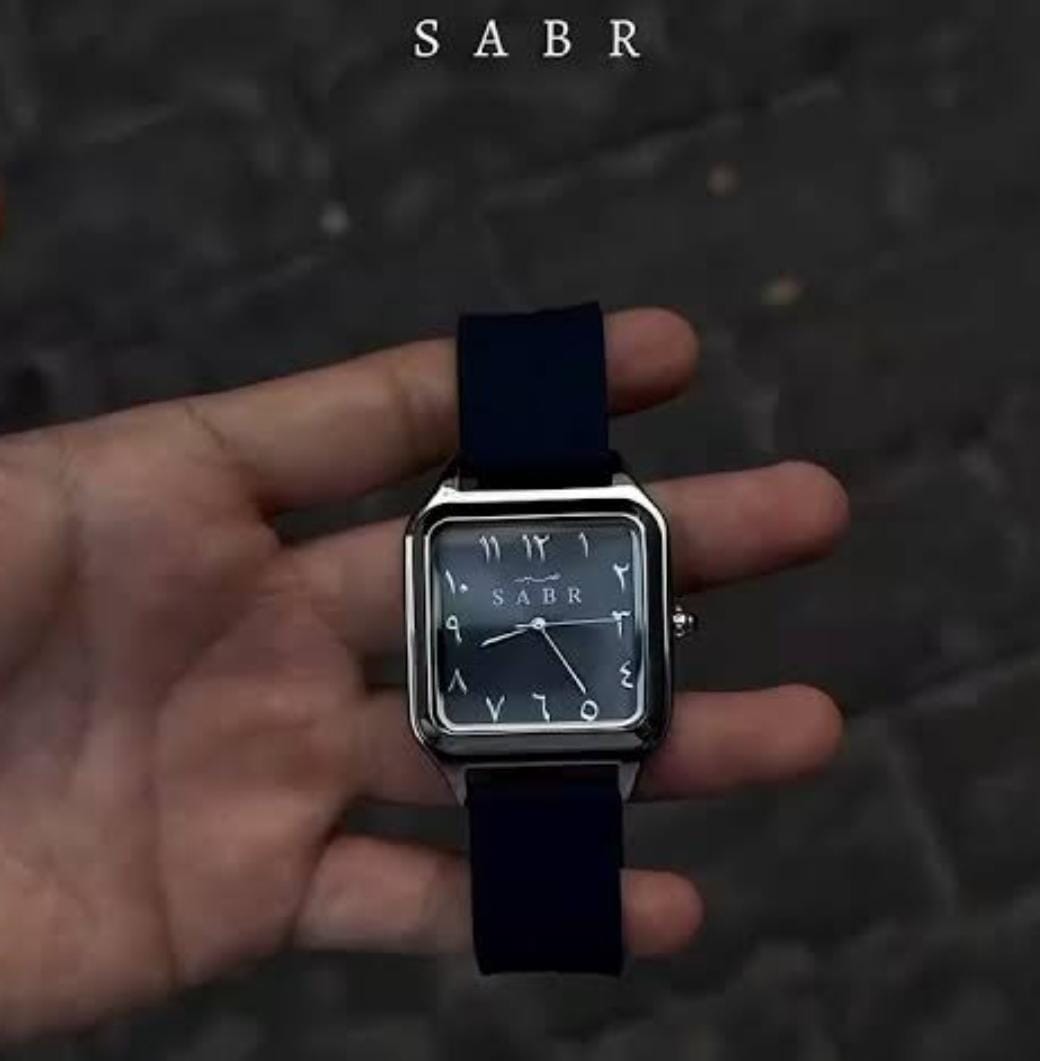 SABR Square Dial Arabic Numeral Watch