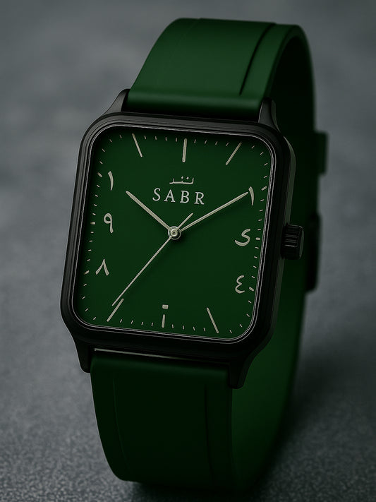 SABR Square Dial Arabic Numeral Watch