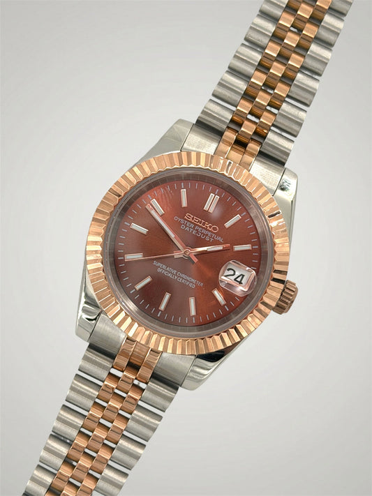 Chocolate - Two-tone Datejust Mod