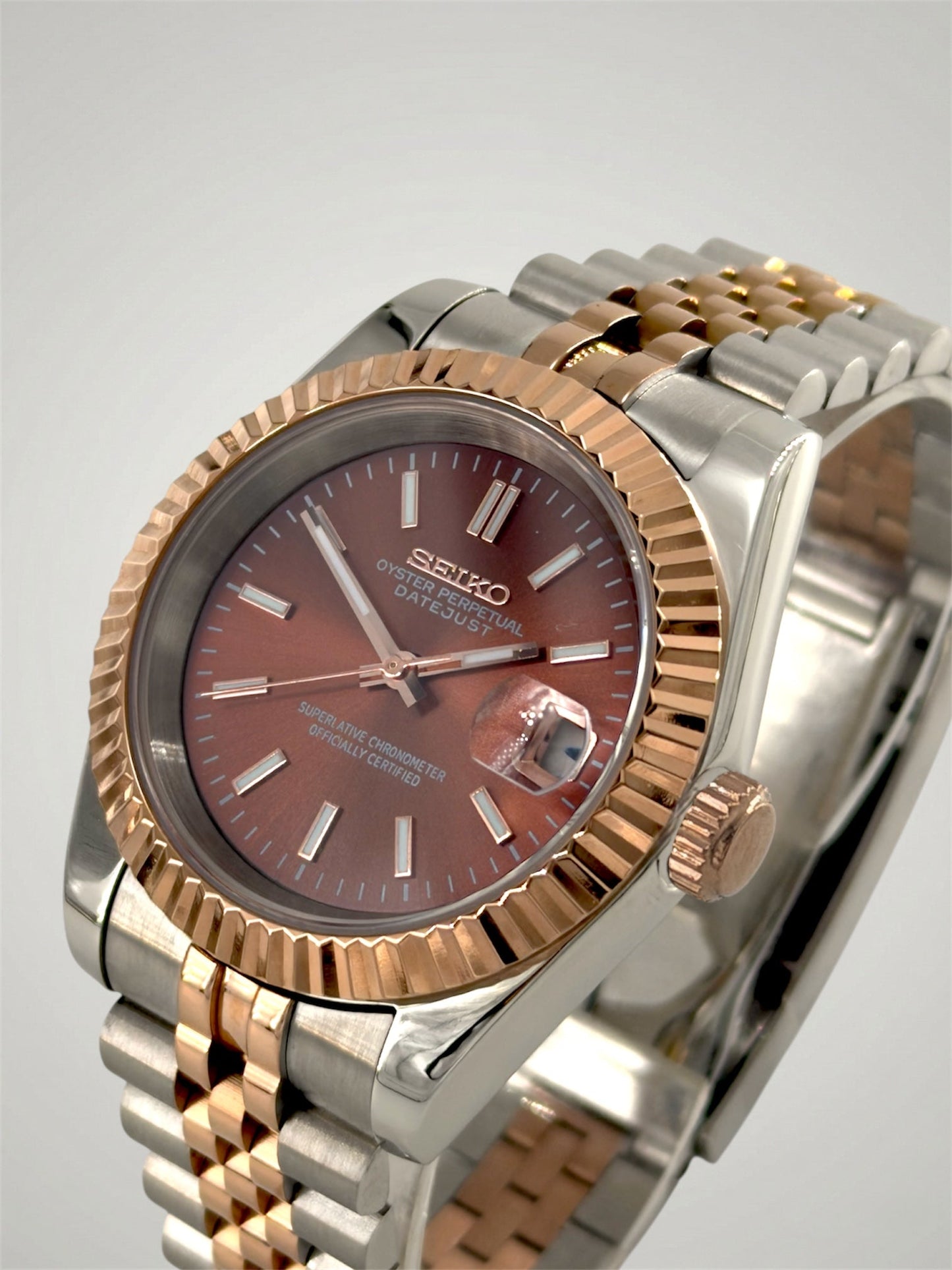 Chocolate - Two-tone Datejust Mod