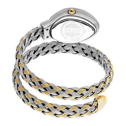 JUST C… Snack Watch TWO TONE GOLD WHITE