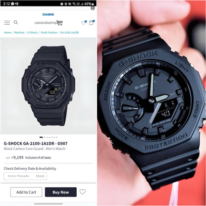 G-**OCK-2100-Black MEN JEWELRY