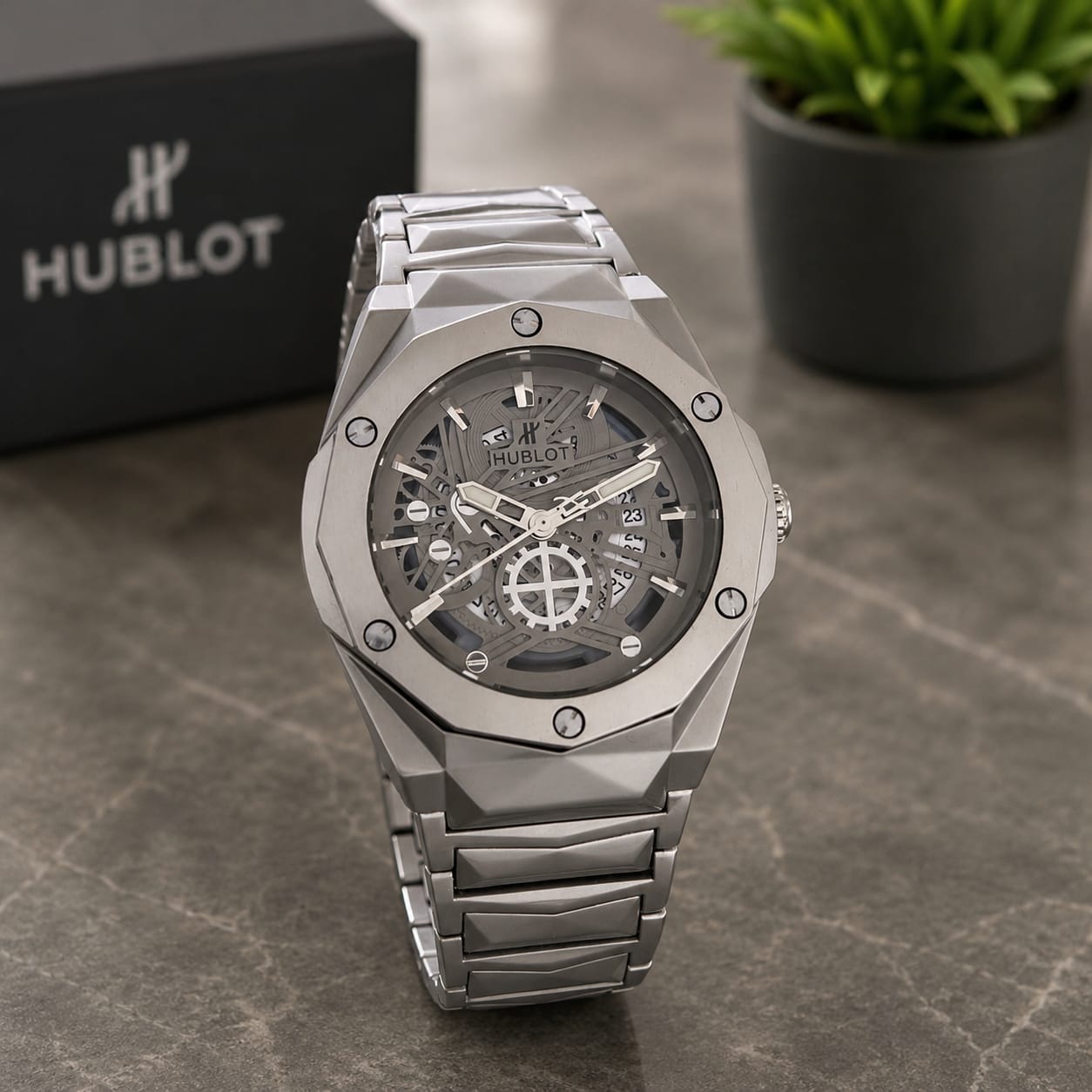 Hublot skeleton dial