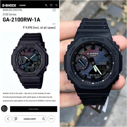 G-Shock Casio Oak GA-2100 Rainbow