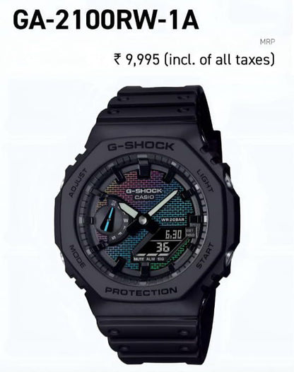 G-Shock Casio Oak GA-2100 Rainbow