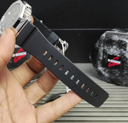 G-Shock GM-2100 Silver Gray Silicon Black Strap Generic