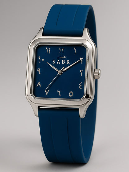 SABR Square Dial Arabic Numeral Watch