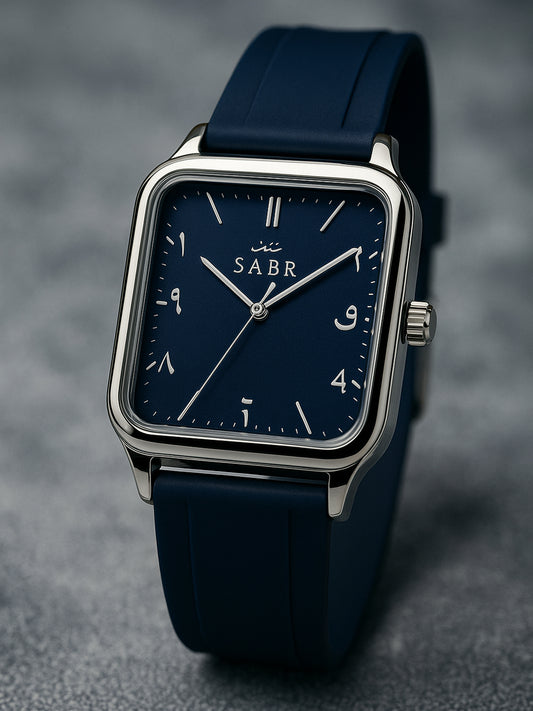 SABR Square Dial Arabic Numeral Watch